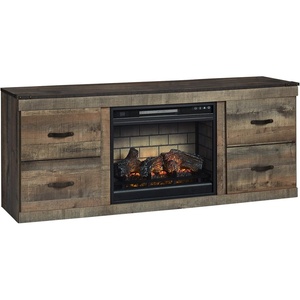image:imageSignature Design by Ashley Trinell Electric Fireplace TV Stand 60InchBrown