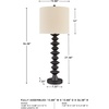 image:imageSignature Design by Ashley 1Piece Buffet Table Lamp Black