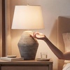 image:imageSignature Design by Ashley 1Piece Table Lamp Blue Terracotta