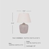 image:imageSignature Design by Ashley 1Piece Table Lamp Rustic Industrial White