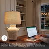 image:imageSignature Design by Ashley 27Inch Farmhouse Ceramic Table Lamp CreamEmelda
