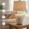 image:imageSignature Design by Ashley 27Inch Farmhouse Ceramic Table Lamp CreamEmelda