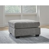 image:imageSignature Design by Ashley 36in Oversized Square Ottoman GrayGrey