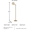 image:imageSignature Design by Ashley Abanson Arched Gold Floor Lamp for Living RoomGold
