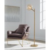 image:imageSignature Design by Ashley Abanson Arched Gold Floor Lamp for Living RoomGold