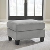 image:imageSignature Design by Ashley Adlai Casual Upholstered Ottoman Light Gray