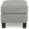 image:imageSignature Design by Ashley Adlai Casual Upholstered Ottoman Light Gray