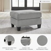 image:imageSignature Design by Ashley Adlai Casual Upholstered Ottoman Light Gray
