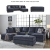 image:imageSignature Design by Ashley Albar Place Modern Upholstered Rectangular Accent Ottoman Blue