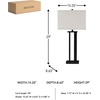 image:imageSignature Design by Ashley Aniela Table Lamp Set of 2 30 in SilverBronze