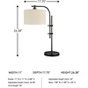image:imageSignature Design by Ashley Baronvale Accent Table Lamp Adjustable BlackBlack