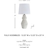 image:imageSignature Design by Ashley Bedside Table Lamp 3Way Switch Paper