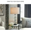 image:imageSignature Design by Ashley Black Glass Table Lamp Set of 2 Clear Spheres