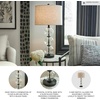 image:imageSignature Design by Ashley Black Glass Table Lamp Set of 2 Clear Spheres