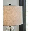 image:imageSignature Design by Ashley Black Glass Table Lamp Set of 2 Clear Spheres