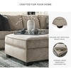image:imageSignature Design by Ashley Bovarian Square Storage Ottoman Stone