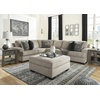 image:imageSignature Design by Ashley Bovarian Square Storage Ottoman Stone