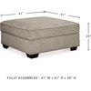 image:imageSignature Design by Ashley Bovarian Square Storage Ottoman Stone