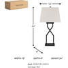image:imageSignature Design by Ashley Brookthrone Table Lamp Set of 2 with USBC