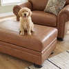 image:imageSignature Design by Ashley Carianna Rectangular Leather Ottoman Caramel