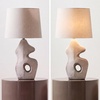 image:imageSignature Design by Ashley Chadrich Sculptural Table Lamps Set of 2 Beige