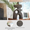 image:imageSignature Design by Ashley Danacy Farmhouse Distressed Paper Composite Table Lamp with 3Way Switch Black