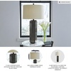 image:imageSignature Design by Ashley Dirkton Table Lamp Modern Antiqued Pewter