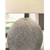 image:imageSignature Design by Ashley Harif Paper 26 Table Lamp withTextured Base Beige