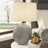 image:imageSignature Design by Ashley Harif Paper 26 Table Lamp withTextured Base Beige