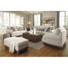 image:imageSignature Design by Ashley Harleson Modern Farmhouse Ottoman with Nailhead Trim Beige