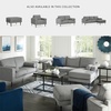 image:imageSignature Design by Ashley Hazela Contemporary Firmly Cushioned Rectangular Ottoman with Metal Accent Legs Gray amp BlackGray  Black