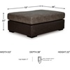 image:imageSignature Design by Ashley Helson Faux Leather Oversized Accent Ottoman