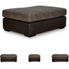 image:imageSignature Design by Ashley Helson Faux Leather Oversized Accent Ottoman