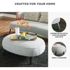 image:imageSignature Design by Ashley Hollyann MidCentury Modern Oversized Ottoman GrayGrey