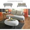 image:imageSignature Design by Ashley Hollyann MidCentury Modern Oversized Ottoman GrayGrey