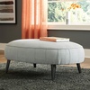 image:imageSignature Design by Ashley Hollyann MidCentury Modern Oversized Ottoman GrayGrey
