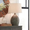 image:imageSignature Design by Ashley Joyelle Modern 275 Terracotta Table Lamp Gray