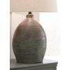 image:imageSignature Design by Ashley Joyelle Modern 275 Terracotta Table Lamp Gray