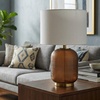 image:imageSignature Design by Ashley Jyllyard Table Lamp 28 Faux Wood 3WayAmber