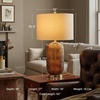image:imageSignature Design by Ashley Jyllyard Table Lamp 28 Faux Wood 3WayAmber