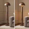 image:imageSignature Design by Ashley Jyllyard Table Lamp 28 Faux Wood 3WayAntique Copper Finish