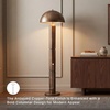 image:imageSignature Design by Ashley Jyllyard Table Lamp 28 Faux Wood 3WayAntique Copper Finish