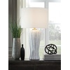 image:imageSignature Design by Ashley Jyllyard Table Lamp 28 Faux Wood 3WayAntique Gray
