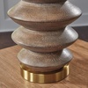 image:imageSignature Design by Ashley Jyllyard Table Lamp 28 Faux Wood 3WayBrownGold Finish