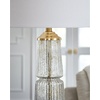 image:imageSignature Design by Ashley Jyllyard Table Lamp 28 Faux Wood 3WayClearGold Finish