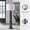 image:imageSignature Design by Ashley Jyllyard Table Lamp 28 Faux Wood 3WayDistressed Black