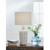 image:imageSignature Design by Ashley Jyllyard Table Lamp 28 Faux Wood 3WayDistressed Brown