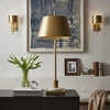 image:imageSignature Design by Ashley Jyllyard Table Lamp 28 Faux Wood 3WayGold FinishWhite