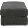 image:imageSignature Design by Ashley Karinne Contemporary Upholstered Oversized Accent Ottoman with NonSkid Legs WhiteBlack