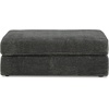 image:imageSignature Design by Ashley Karinne Contemporary Upholstered Oversized Accent Ottoman with NonSkid Legs WhiteBlack